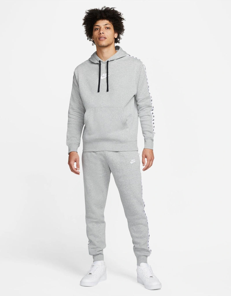 Nike tape grey hooded grey tracksuit set men's