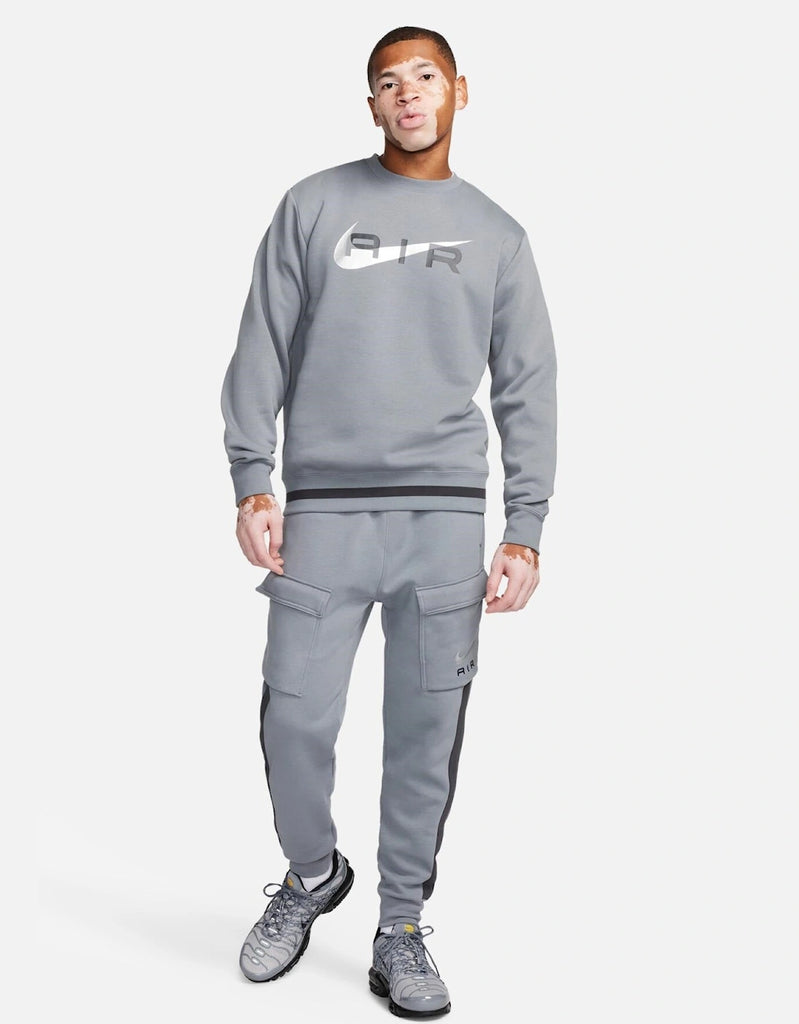 Nike swoosh air men's tracksuit set grey
