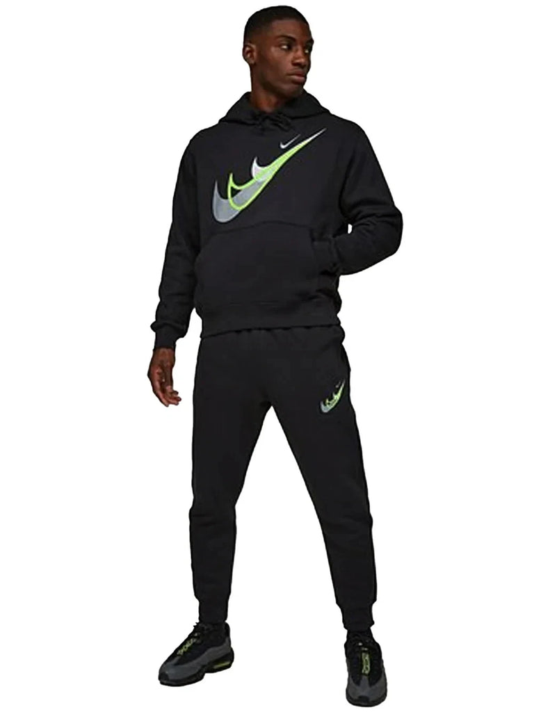 Nike Black Moto Men's Tracksuit Fleece set