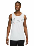 Nike DRI-FIT Swoosh Logo Vest In White Red Or Navy