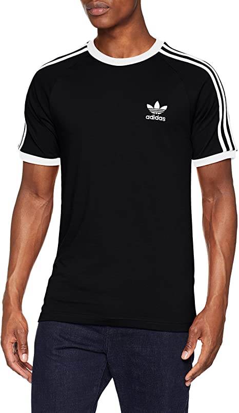 Adids California Classic 3-Stripe T-shirt Black