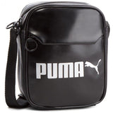 Puma Unisex Black Campus Portable Crossbody Messenger Bag