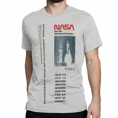 Nasa Official Men's Shuttle Exploration Logo Tee T Shirt