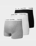 CK Calvin Klien 3 Pack Men's Boxer Short Trunks Grey Black White