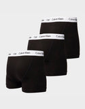 CK Calvin Klein 3 Pack Men's Black Boxer Short Trunks